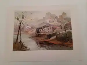 Allain Renoux - Litho, Titel, De bouwval. kaufen? Bieten Sie von 35!