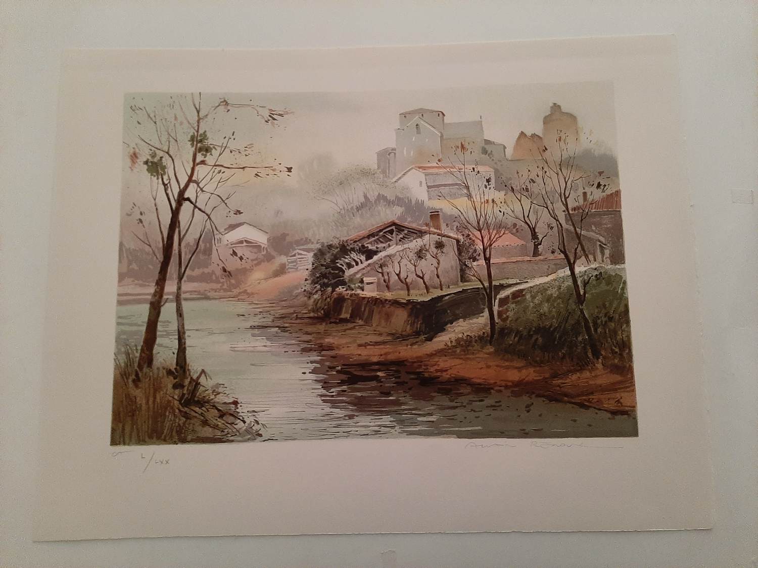 Allain Renoux - Litho, Titel, De bouwval. kopen? Bied vanaf 35!