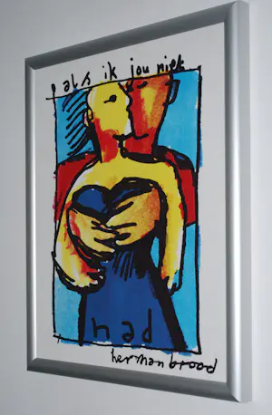 Herman Brood - Als ik jou niet had - canvas op spieraam - ingelijst kopen? Bied vanaf 90!