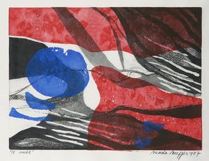 Maria Neefjes - Kleurenets, Nacht - Ingelijst kopen? Bied vanaf 40!