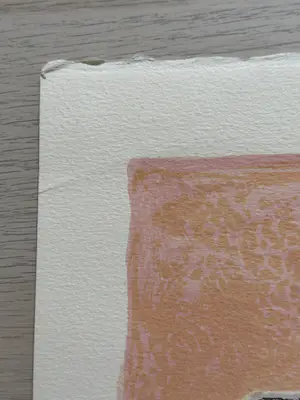 Vincent Rijnbende - abstracte zeefdruk zonder titel kopen? Bied vanaf 30!