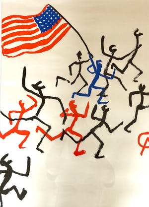 Alexander Calder - Stars & Stripes kopen? Bied vanaf 120!