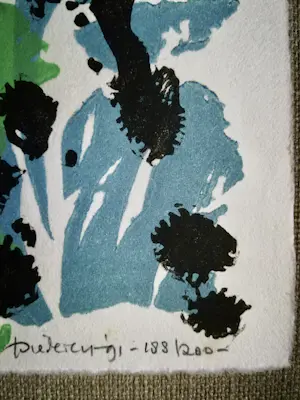 Jef Diederen - Gesigneerde lino kopen? Bied vanaf 25!