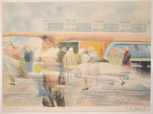 John Verberk - Litho, De Markt kopen? Bied vanaf 1!