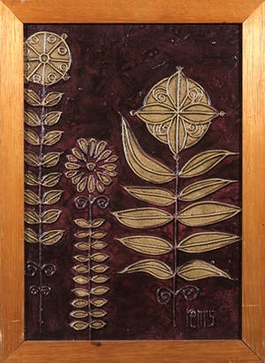 Niet of onleesbaar gesigneerd - Gemengde techniek op board, Bloemen motief kopen? Bied vanaf 1!