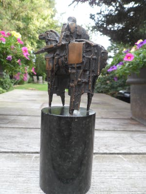 Eric Claus - de toernooiridder - prachtig patina! kopen? Bied vanaf 425!