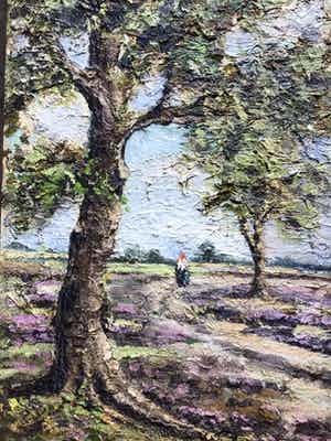 Niet of onleesbaar gesigneerd - Boom. verkocht voor € 1!