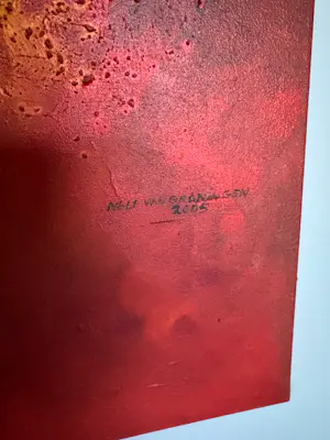 Nell van Groningen - Acrylwerk schelpen met zand kopen? Bied vanaf 299!