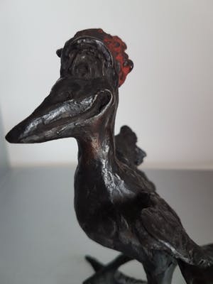 Brons (Onbekend) - Hennie van Leeuwen " Rare vogel " incl certificaat van echtheid kopen? Bied vanaf 150!