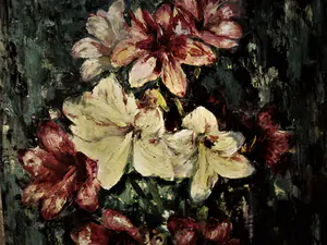 Gonda Wulfse - GROOT omstreeks 1930 geschilderd stilleven- Amsterdamse Joffer - prachtige lijst kopen? Bied vanaf 82!