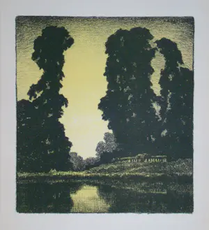 Pierre Abattucci - Parc Coin - 1931 - Originele lithografie - Gesigneerd kopen? Bied vanaf 100!
