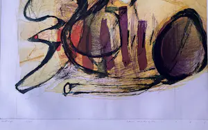 Hans Vredegoor - Gesigneerde kleurenets - 19/35 - 1988 - "Intrige" kopen? Bied vanaf 65!