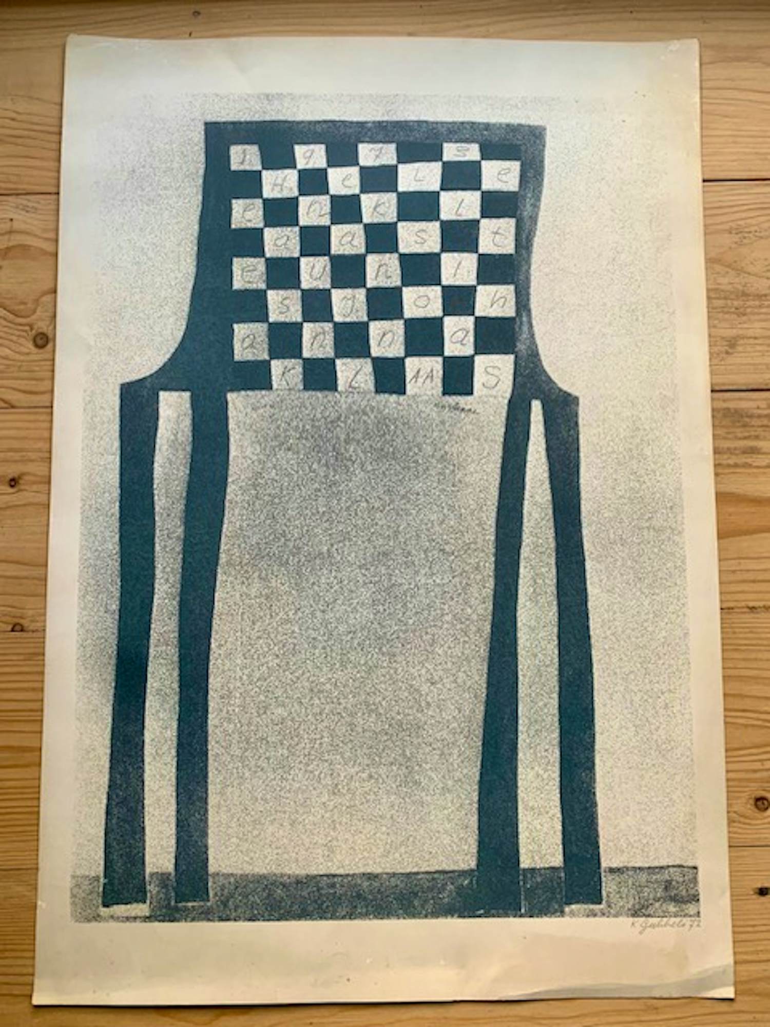 Klaas Gubbels - Nieuwjaarswens (?) 1972/73 kopen? Bied vanaf 150!