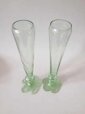 Borek Sipek - nu afgeprijsd : Groene design glazen (2) kopen? Bied vanaf 49!
