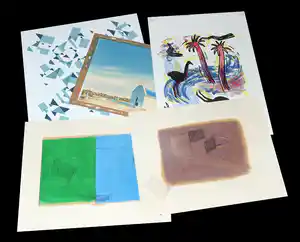 Hep van Delft - en andere! - Lot met 10 werken op papier verkauft für € 35!