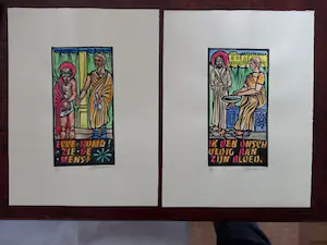 Jozef Bossaert - twee kunstwerken kopen? Bied vanaf 10!