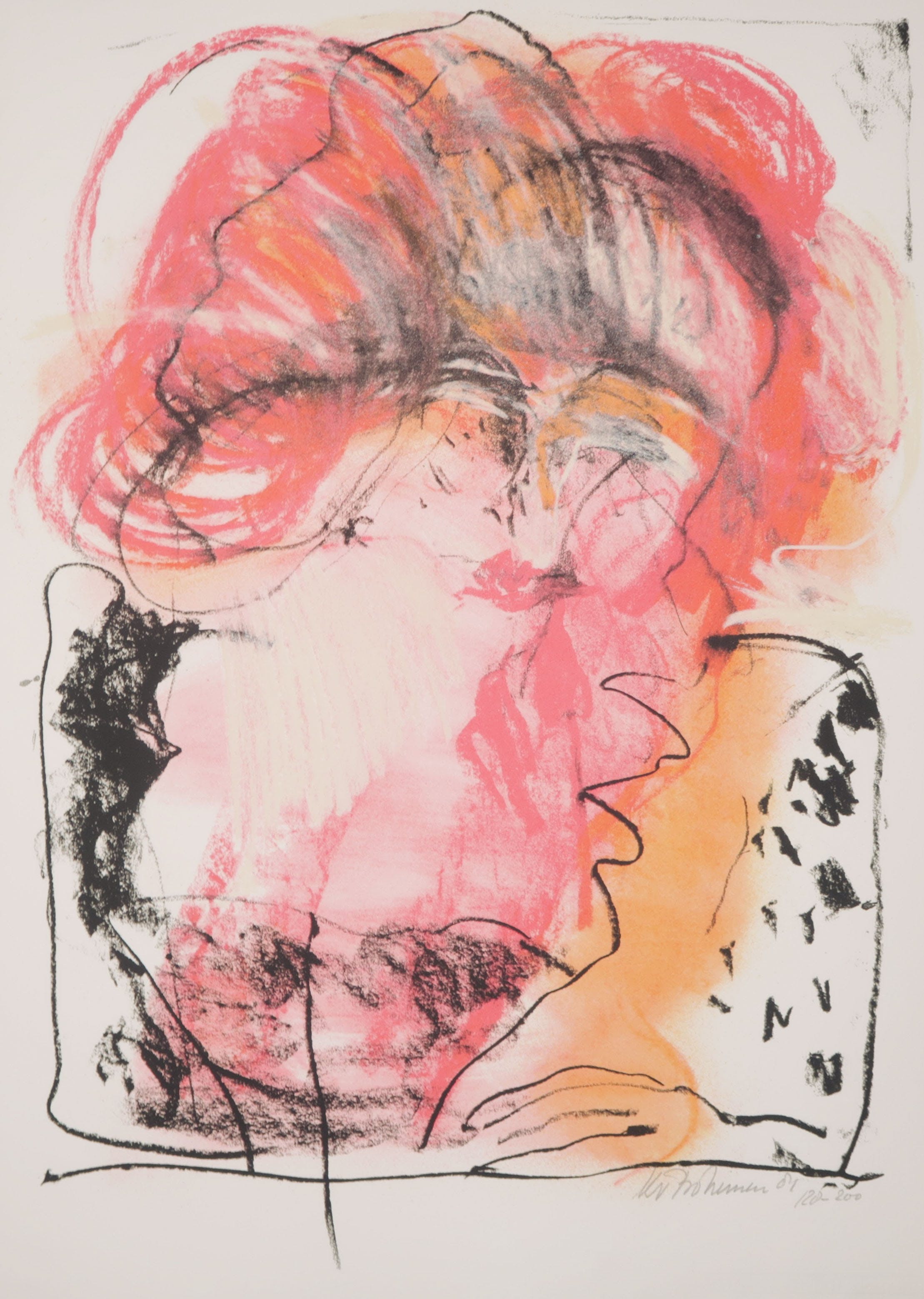 Kees van Bohemen - Litho, Vrouw kopen? Bied vanaf 120!