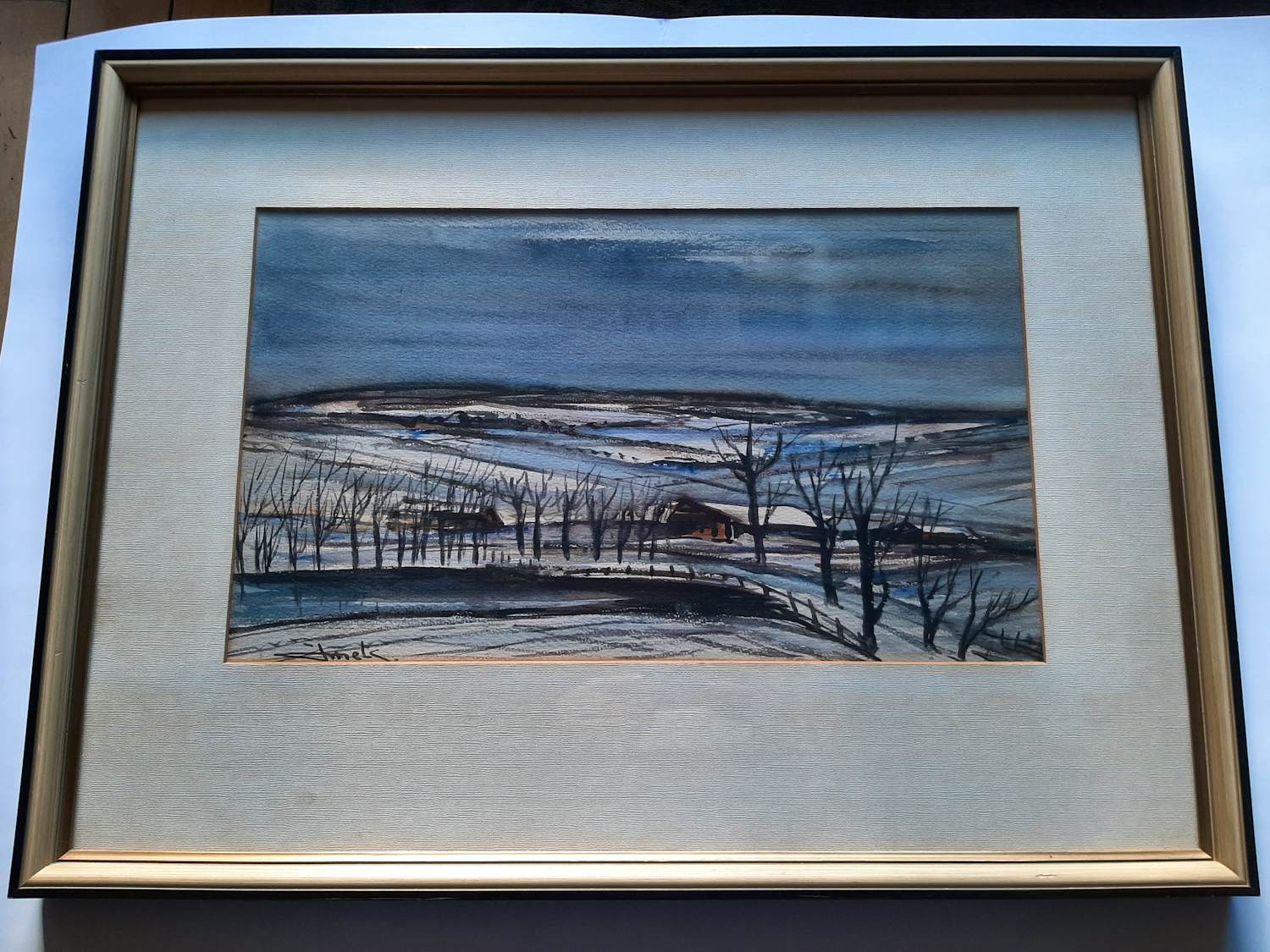 Jacques Mels - Winterlandschap kopen? Bied vanaf 50!