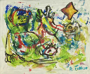 Ruud Cornelisse - zonder titel - acrylverf op doek kopen? Bied vanaf 1!