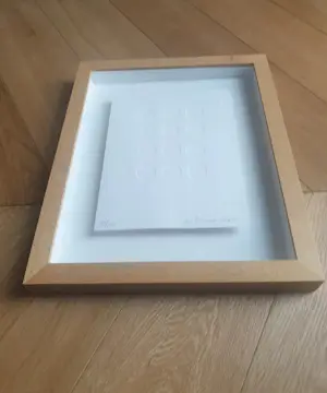 Jan Henderikse - Zero - Blinddruk van centen - 72/100 - 2013 - in fraaie baklijst kopen? Bied vanaf 200!