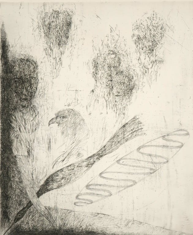 Kees Spermon - Kees Spermon: Ets, Zonder titel kopen? Bied vanaf 20!