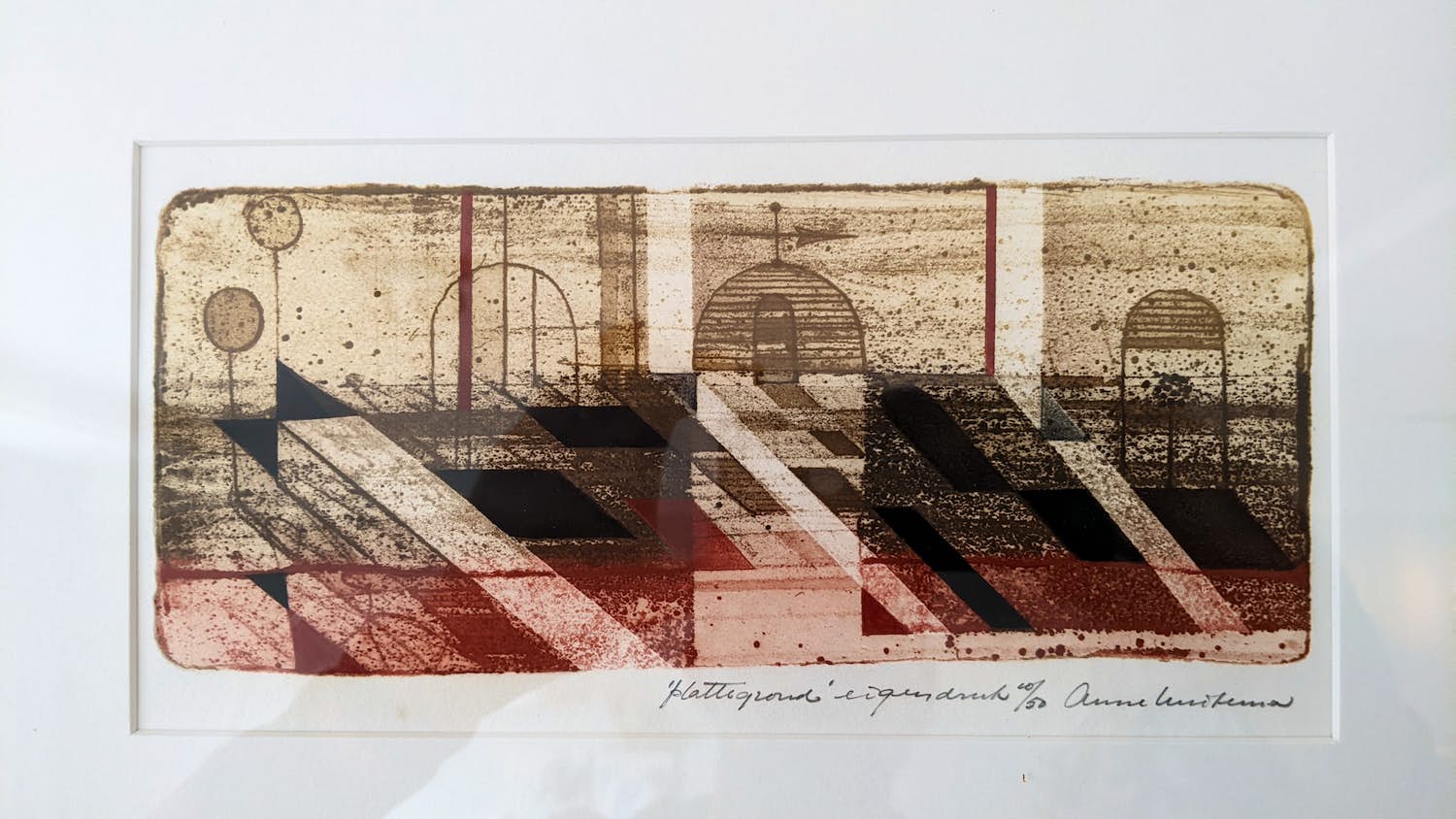 Anne Huitema - Kleurenets, Plattegrond verkocht voor € 50!