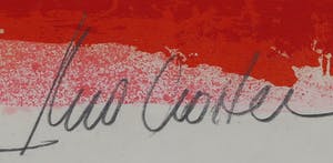 Theo Koster - Zeefdruk, Zonder titel - Ingelijst kopen? Bied vanaf 1!