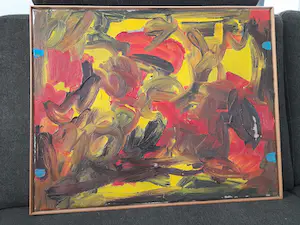 Wim Izaks - blauwe stippen kopen? Bied vanaf 350!