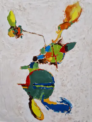 AcheterFrank Lodeizen - Liga nieuwe Beelden - 1962 - gouache en materie op papier "tekening II"? Enchérissez de 80!