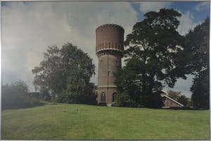 Niet of onleesbaar gesigneerd - Digitale print, Watertoren Hengelo - Ingelijst kopen? Bied vanaf 1!