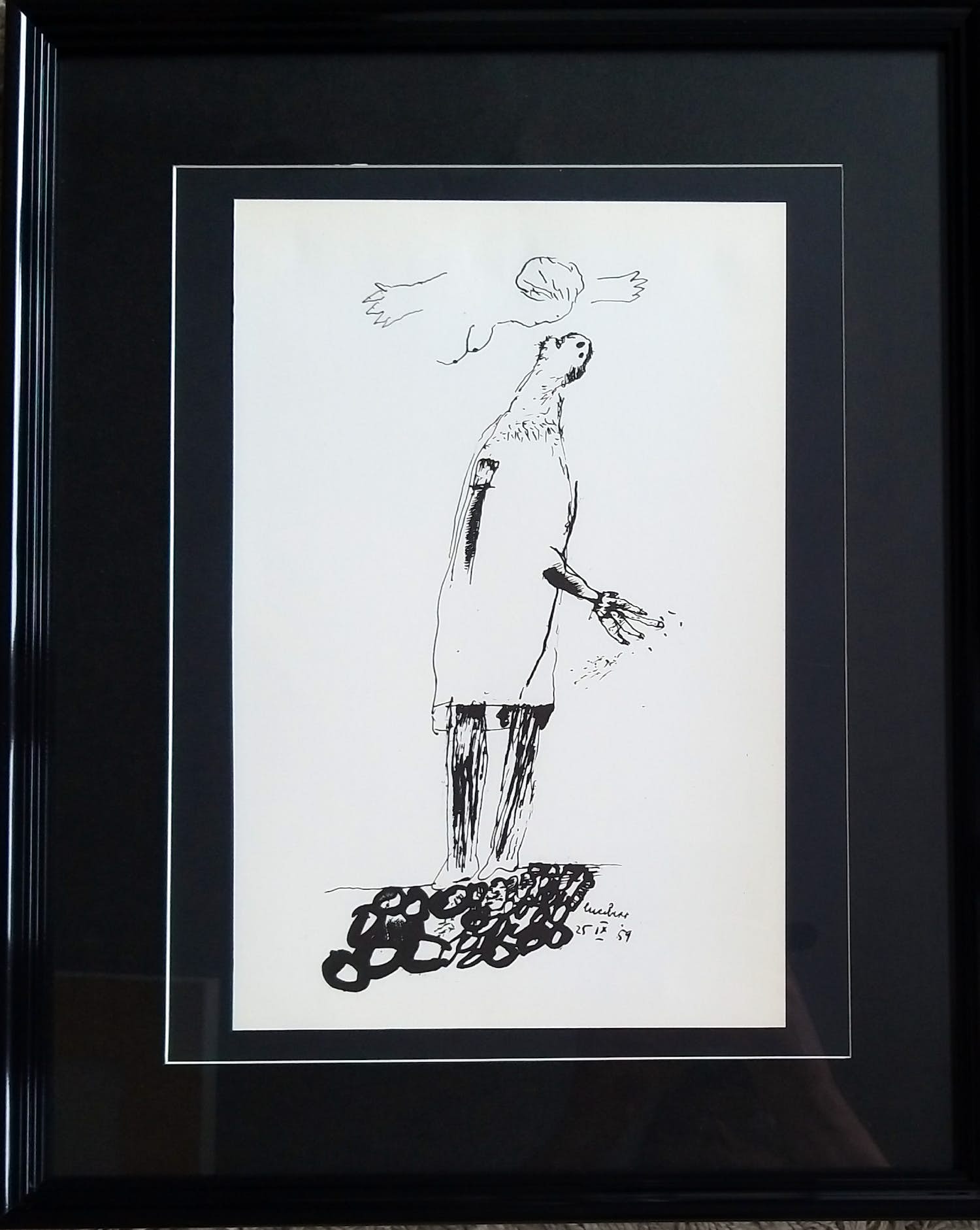 Lucebert - Litho uit 1959 verkocht voor € 75!