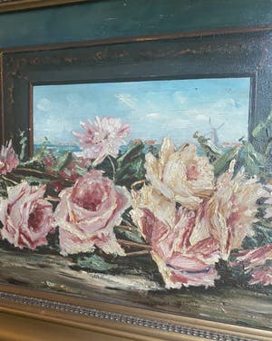 Niet of onleesbaar gesigneerd - Europese school - stilleven en bloemen kopen? Bied vanaf 1!