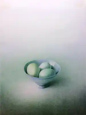 Olav Cleofas van Overbeek - Kom met eieren | litho - ingelijst verkocht voor € 59!