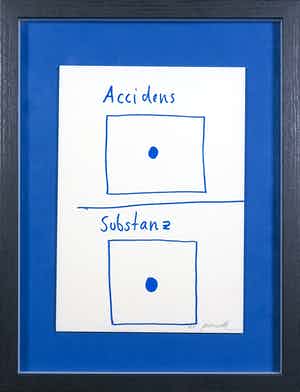 A.R. Penck - Zeldzame, handgesigneerde litho, Accidens Substanz verkocht voor € 1!