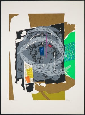 Seong Moy - Twee zeefdrukken, Eye of Vishnu + Bird of Silence kopen? Bied vanaf 40!