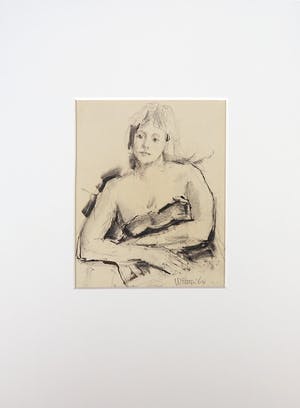 Wim Steijn - Potlood-, pen-, houtskooltekening, Figuur kopen? Bied vanaf 1!