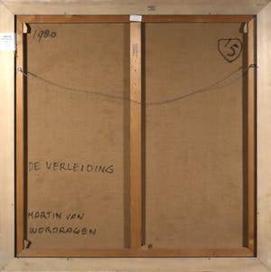 Martin van Wordragen - Olieverf op doek, De Verleiding - Ingelijst (Groot) kopen? Bied vanaf 600!