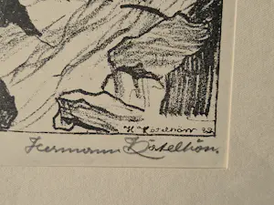 Hermann Kätelhön - original - 1922 - Große monochr. Lithographie "Kokerei-arbeiter" bleistift sign. kopen? Bied vanaf 90!