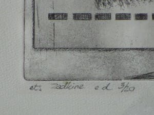 Rob Komen - Zadkine - Ets kopen? Bied vanaf 25!