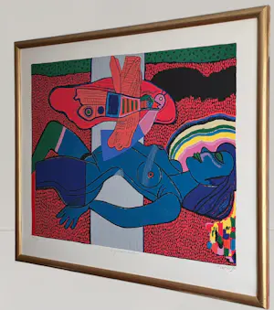 Corneille - Le grand nu bleu - 99/130 - 1986 - Gesigneerd kopen? Bied vanaf 500!