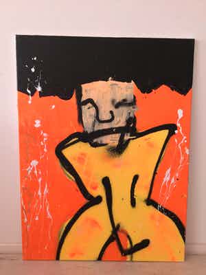 Espen Hagen - Golfer Oranje - Inclusief COA verkocht voor € 130!