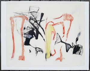 Gerdi Bouws - Abstracte compositie, aquatint ets kopen? Bied vanaf 40!