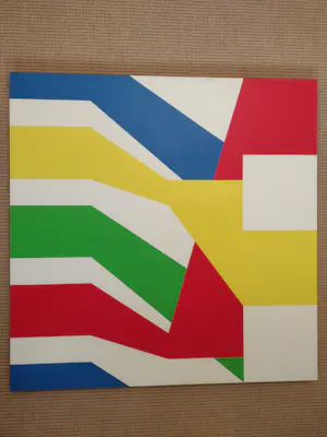 AcheterTon Gouka - Wandvullend 100 x 100 kleurenfeest? Enchérissez de 1!