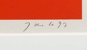 Jan Snoeck - Zeefdruk, Nr. 7 - Ingelijst kopen? Bied vanaf 35!