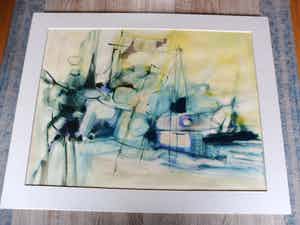 Iet van Es - Titel. Abstract 4. verkocht voor € 35!