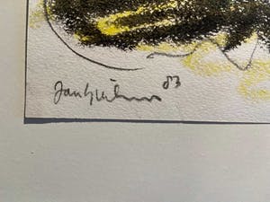 Jan Sierhuis - Tekening krijt kopen? Bied vanaf 1!