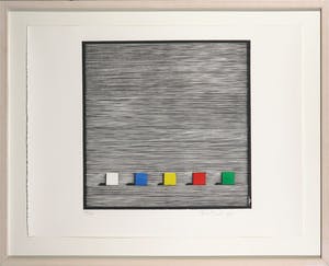 Pieter Becks - Houtsnede, Zonder titel - Ingelijst kopen? Bied vanaf 35!