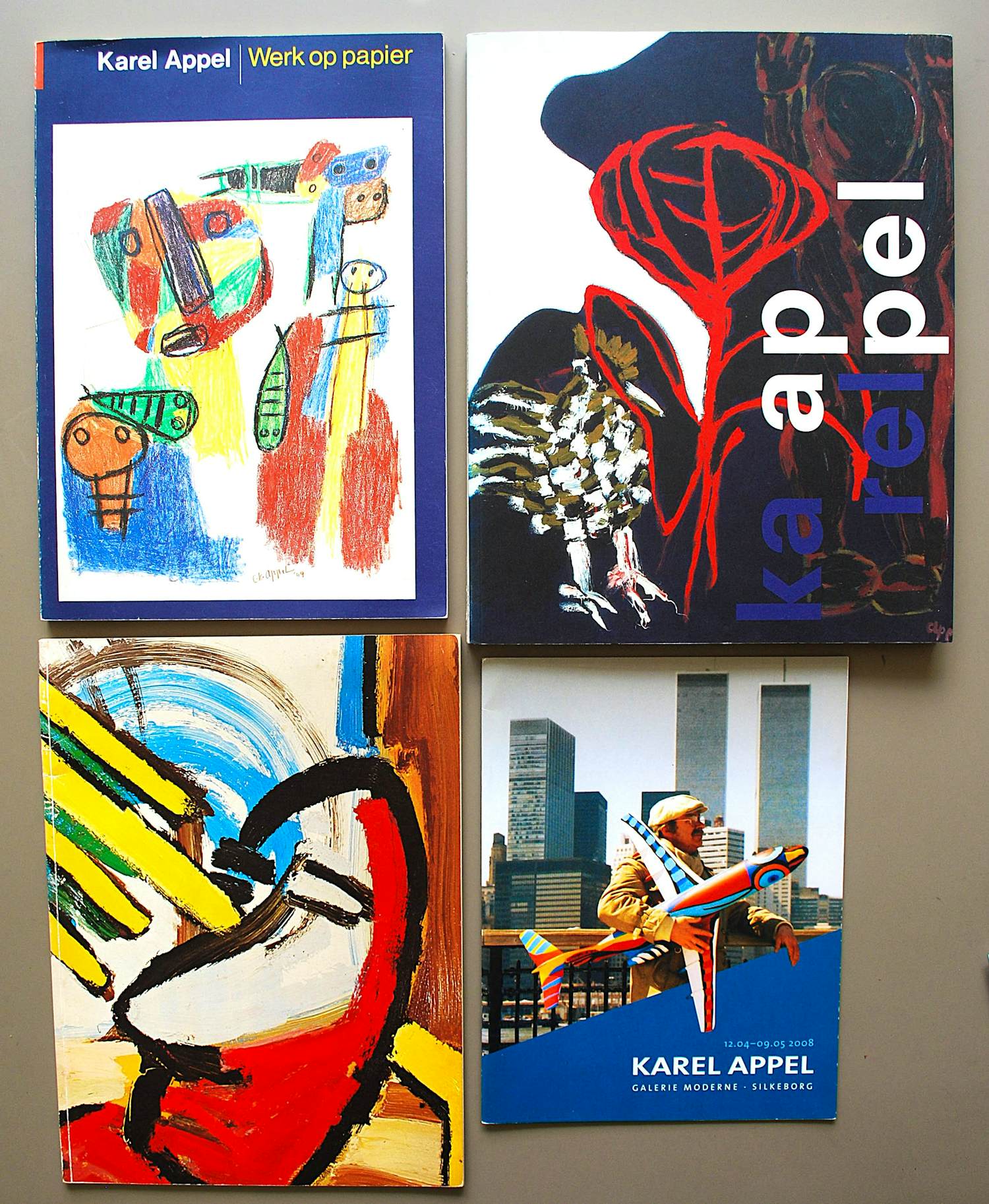 Karel Appel - 4 boekwerken verkocht voor € 50!