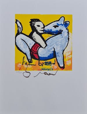 Herman Brood - Horserider- zeefdruk - 500 ex. kopen? Bied vanaf 1!