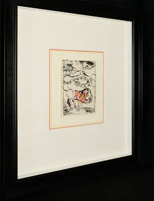 Pierre Alechinsky - Tekening in Aquarel en Inkt op Antieke Factuur kopen? Bied vanaf 10900!